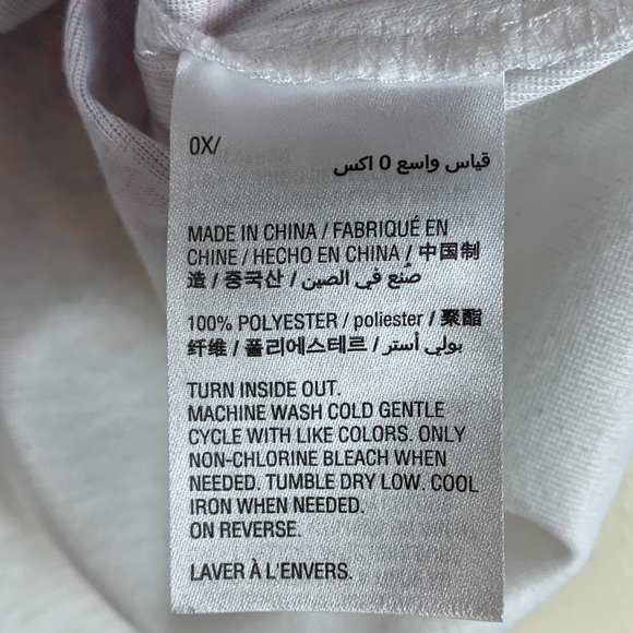 Style and Co pattern short sleeve dolman t shirt - Picture 5 of 5